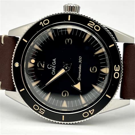 omega seamaster 300 heritage lug to lug|omega seamaster depth rating.